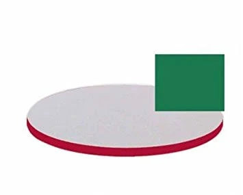Round Cafe Top in Green 42 in. T56409