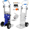 880lbs Capacity Electric Hand Trucks Stair Climber Trolley with Safety Rope H496057