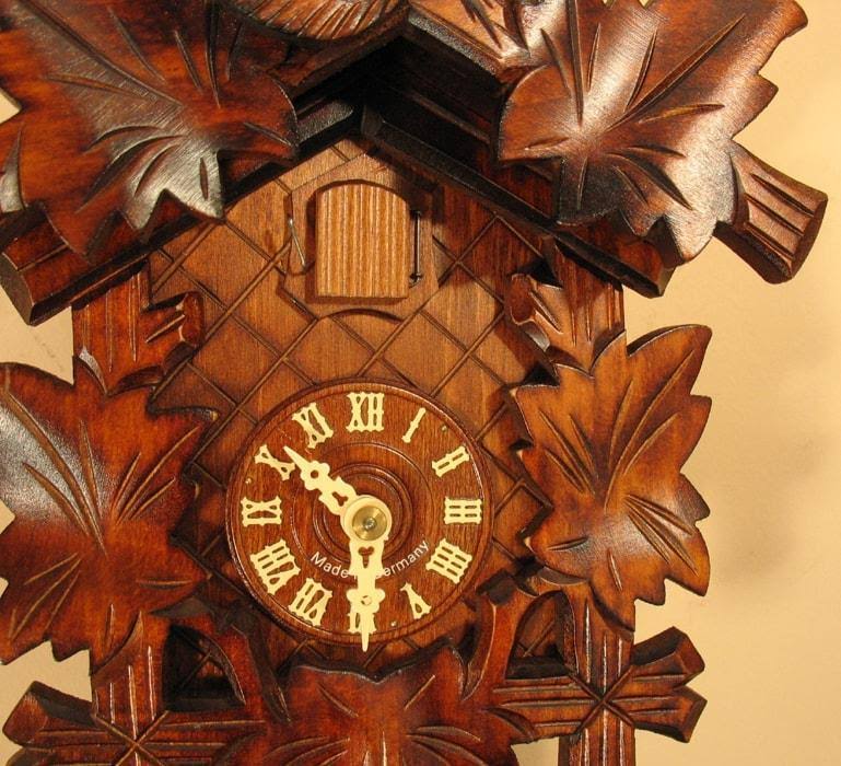 German Hand Carved Cuckoo Clock D9809