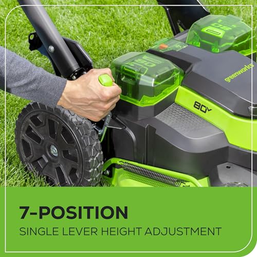 80V 25" Brushless Cordless Self-Propelled Dual Blade Lawn Mower G8163