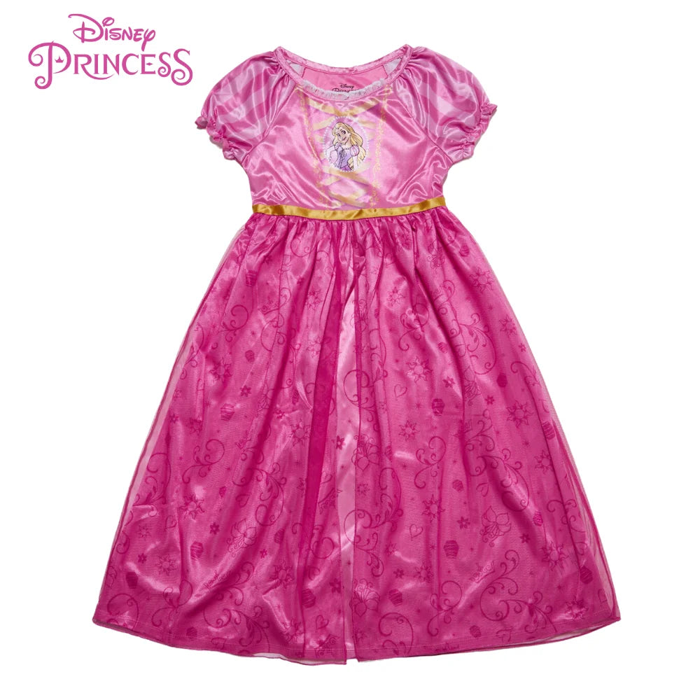 Pink Short Sleeve Girls Nightgown Sleepwear L822