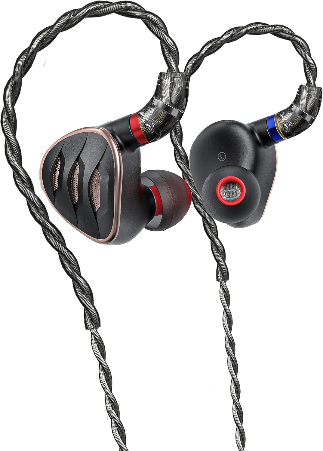 Wired Hybrid in-Ear Earbuds with Swappable Plug 2.5mm/3.5mm/4.4mm S694406