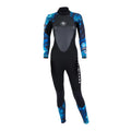 Camo Blue 3mm Women Wetsuit T481214