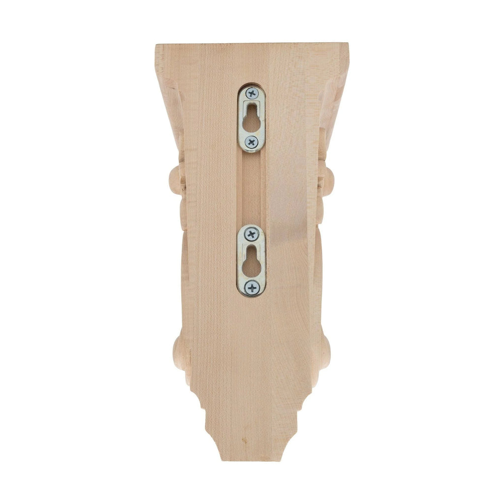 Small Hand Carved Maple Leaf Wood Corbel E17223