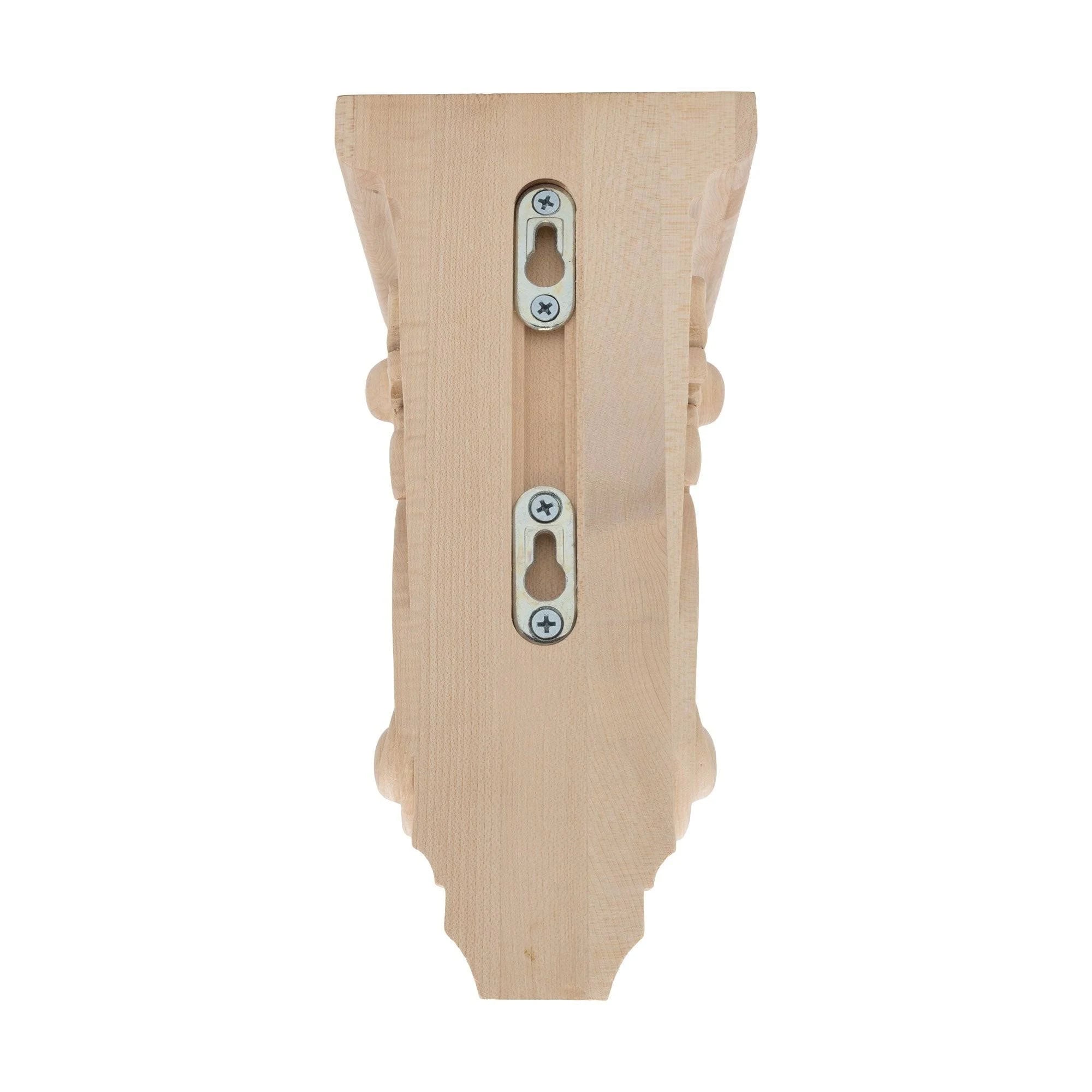 Small Hand Carved Maple Leaf Wood Corbel E17223