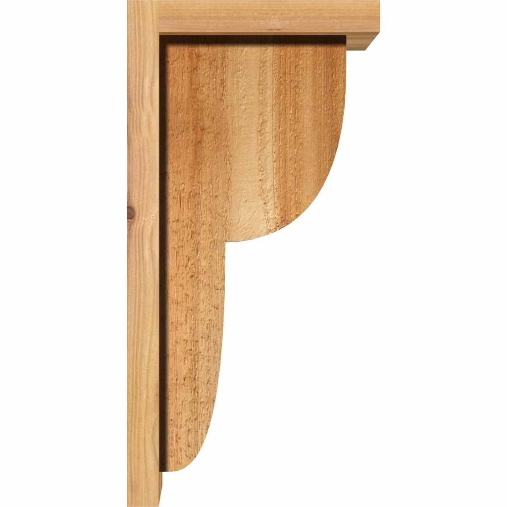 Rough Sawn Corbel with Backplate, Western Red Cedar X932
