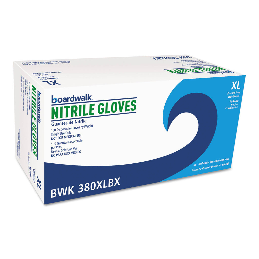 Blue 4 mil Disposable Nitrile Gloves, X-Large, 1000/Carton C850078