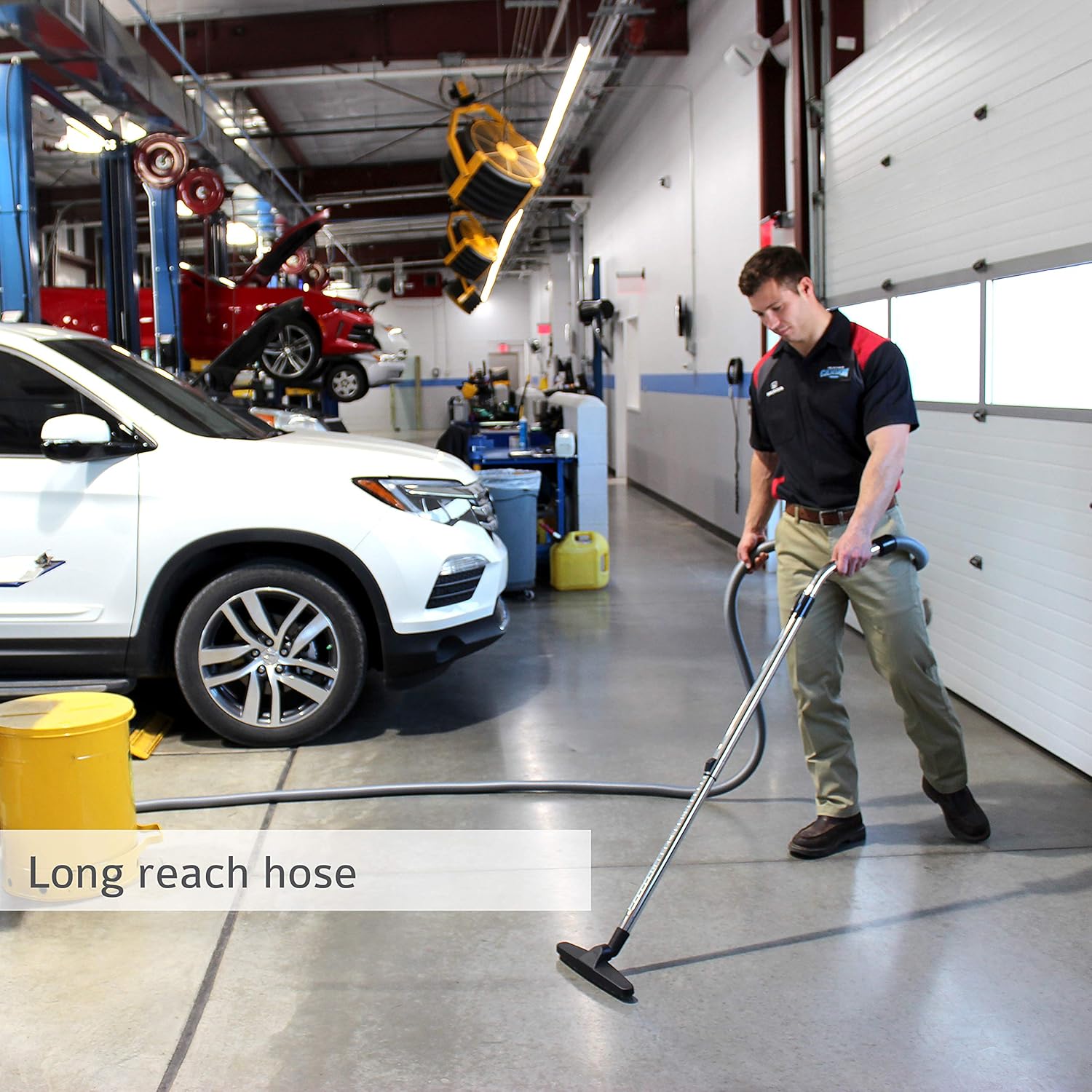 Wall Mounted Garage and Car Vacuum with 30 ft. Hose I13918