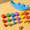 Wooden Baby Toys Balance Stacking Blocks Educational Toys B3261