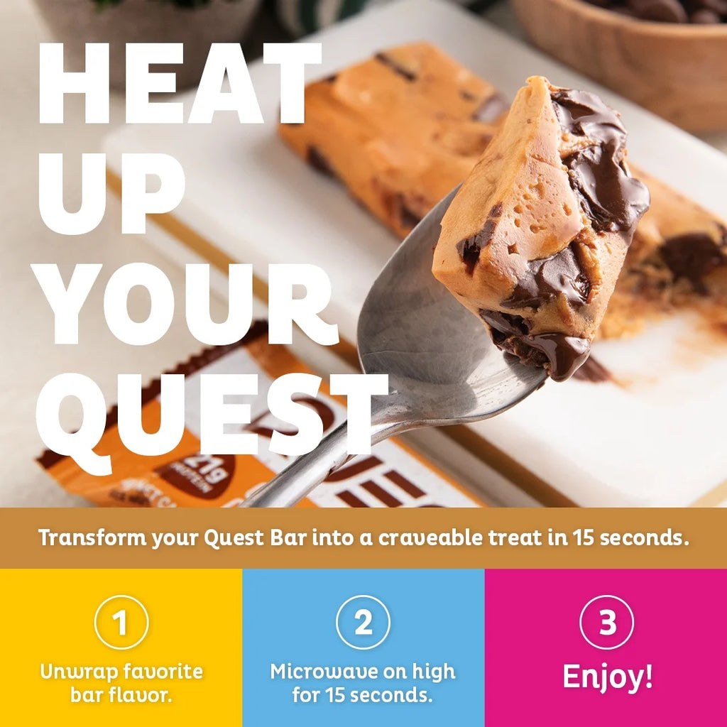 (3 pack) Quest Protein Bar, Smores, 20g Protein, Gluten Free, 4 Ct N189