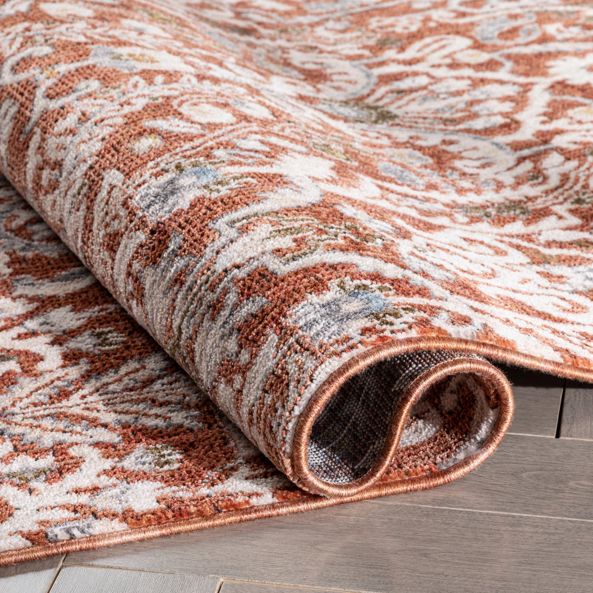 Rust Red Vintage Persian Runner Rug 3x10 M250