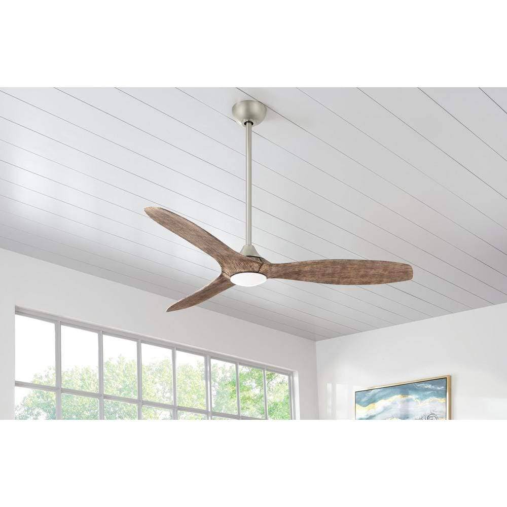 Brushed Nickel LED Indoor Ceiling Fan N158993