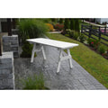 White Traditional Picnic Table H323