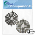 2-Pack 8 inch 6 Turns & 6 inch 5 Turns Surface Burner Elements A918909