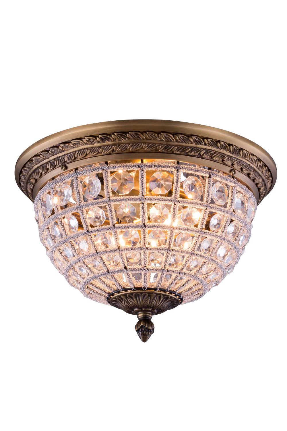 French Gold 2-Light Flush Mount I775