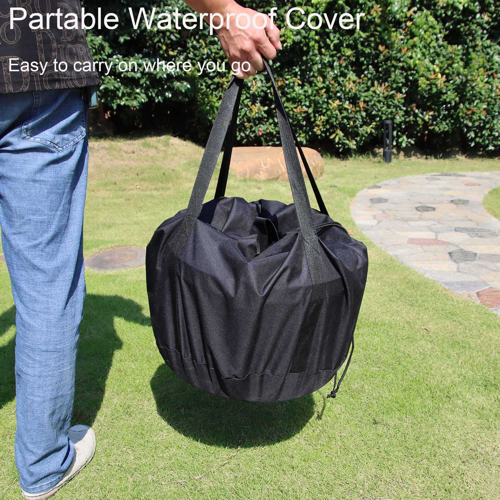 Portable Stainless Steel Smokeless Fire Pit with Removable Ash Pan and Travel Bag T252