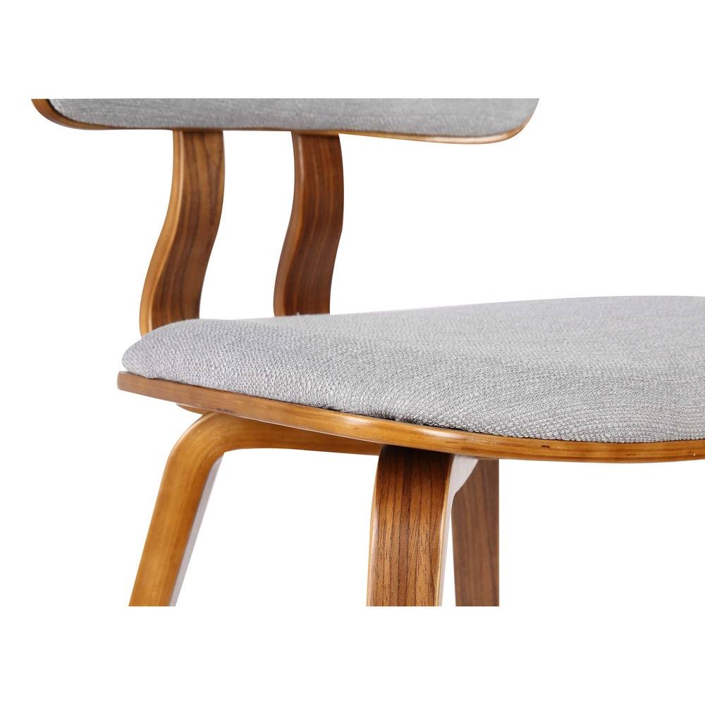 Green Mid-Century Walnut Chair E2640