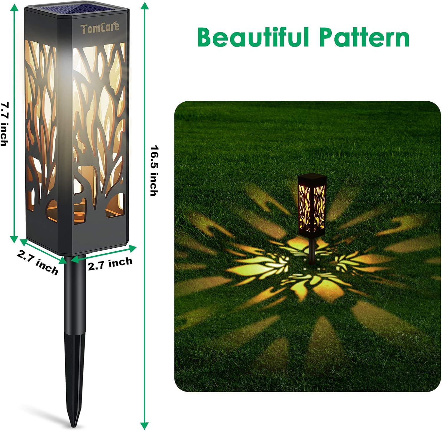 8 Pack Solar Pathway Lights U6519