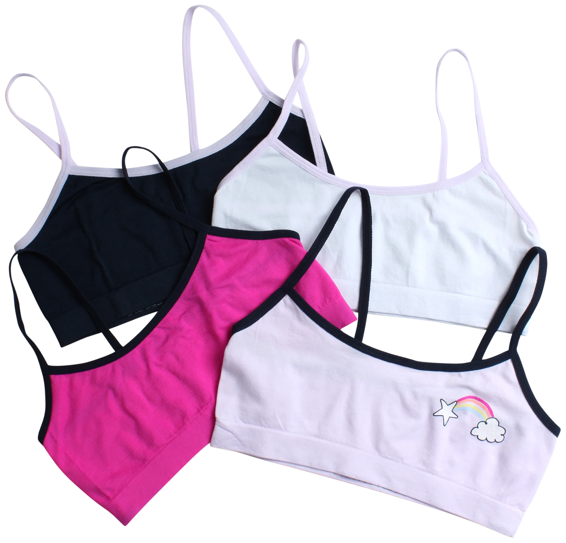 8 Pack Seamless Girls' Training Bra Bralette T15547