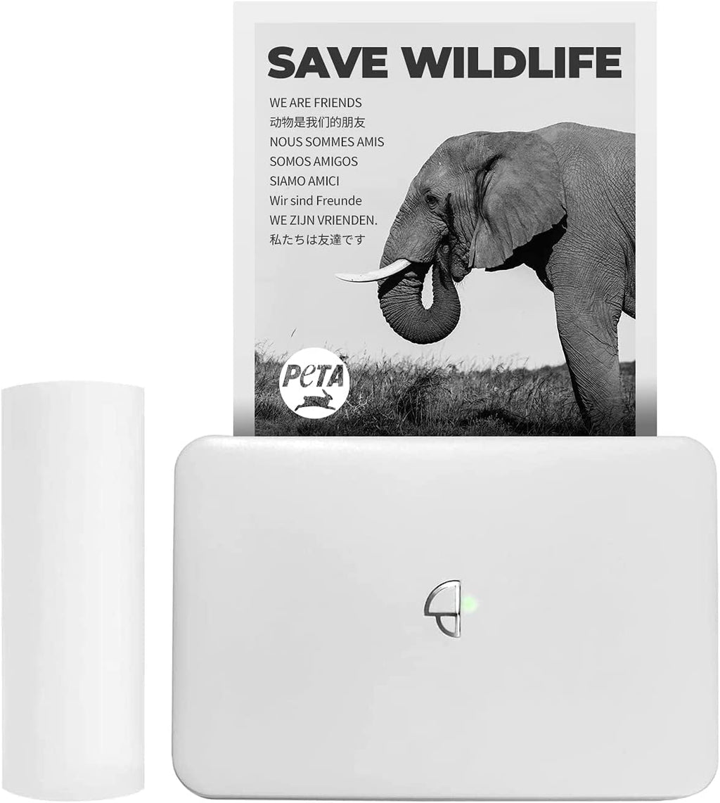 Wireless Thermal Printer for Printing Sticker, Logo, Label, Receipt, Photo, 300dpi Grayscale Q3361