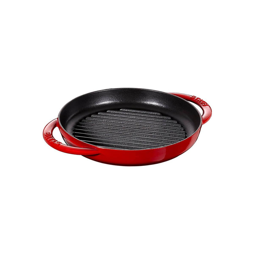 Cherry Red Round Grill Pan G73737