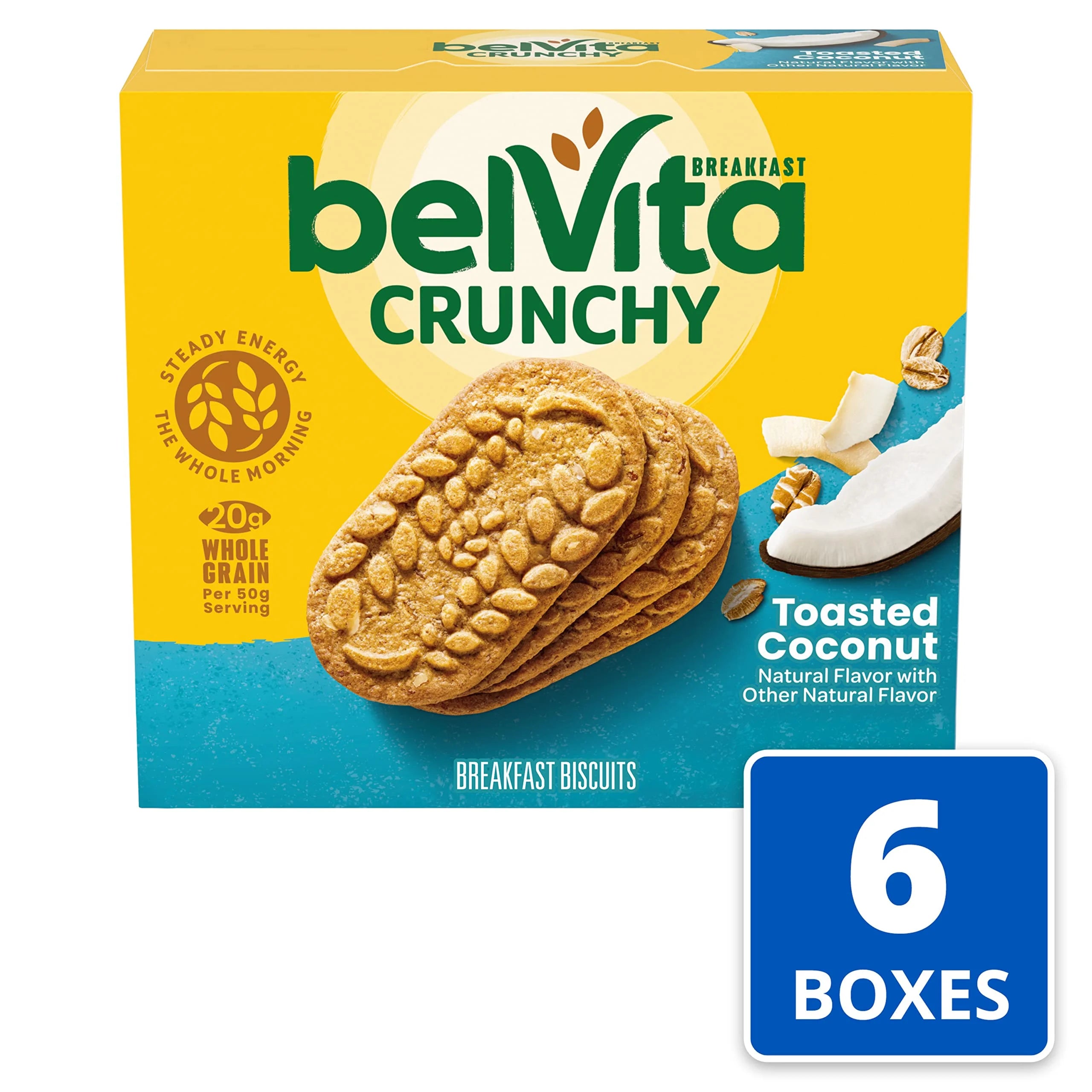 Toasted Coconut Breakfast Biscuits, 30 Total Packs Q537