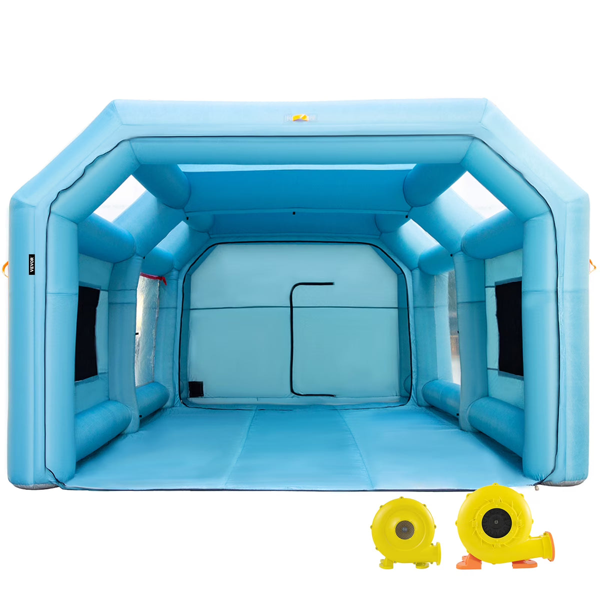 Inflatable Spray Booth Car Paint Tent 26x13x10FT Filter System 2 Blowers Y183483