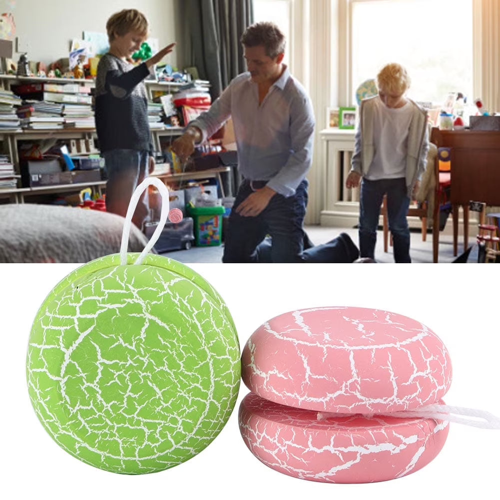 2 Pcs Wood Responsive Yo-Yo Toys K1372