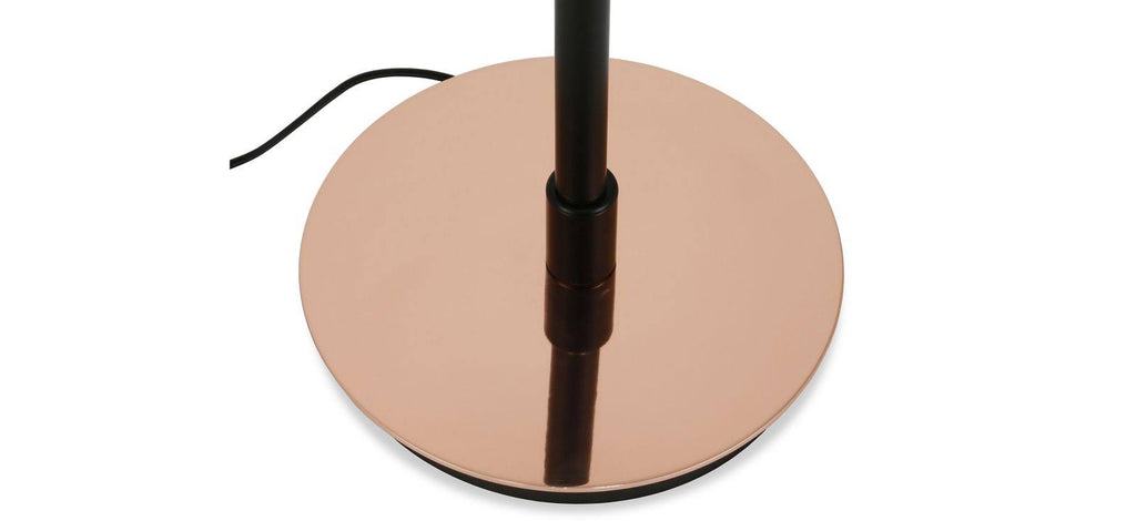 Copper and Black Floor Lamp U217