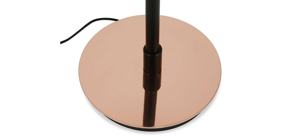 Copper and Black Floor Lamp U217