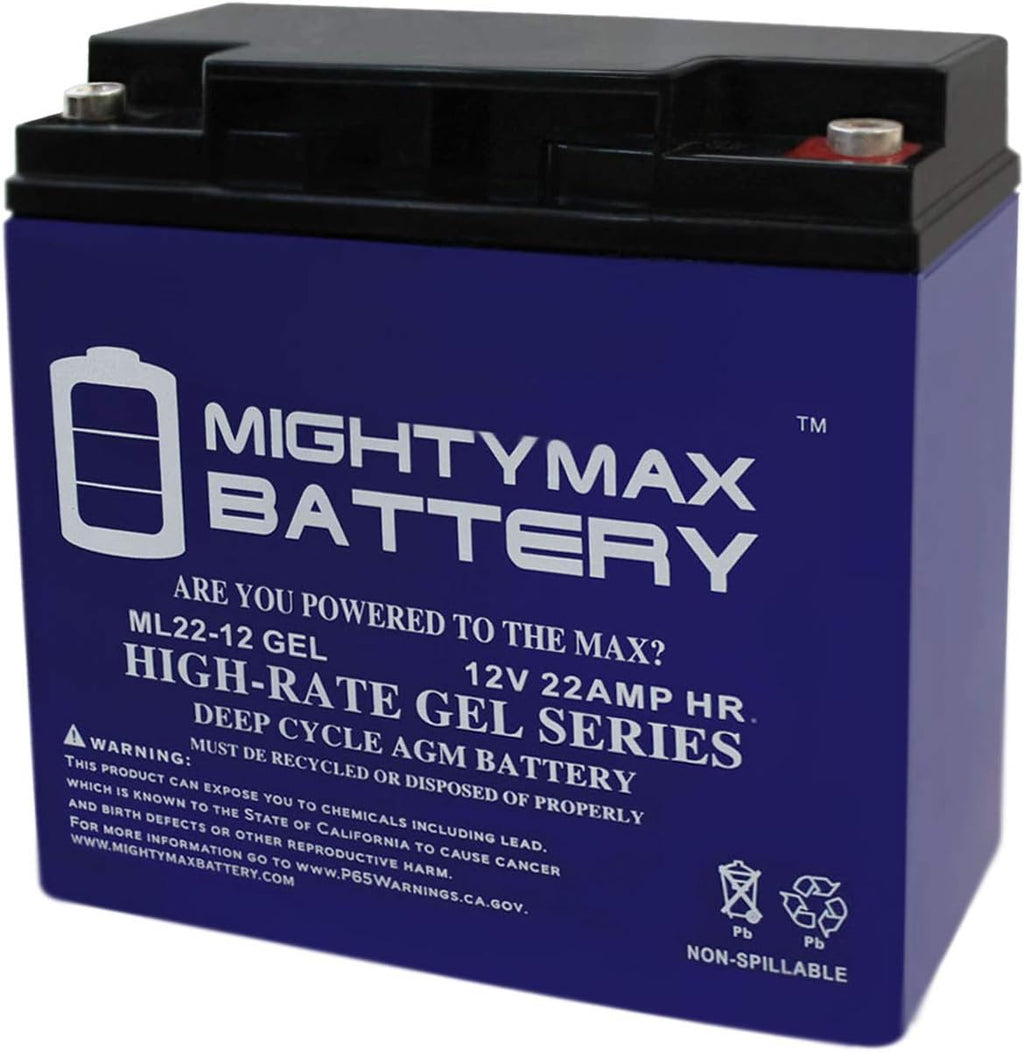 22 AH Gel Battery Pack of 2 Z690