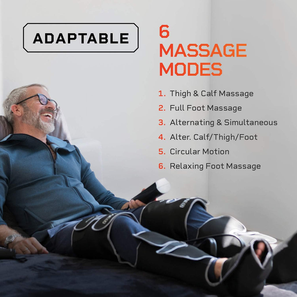 Thigh, Calf and Foot Massager with Compression and Heated Foot Massage C972253