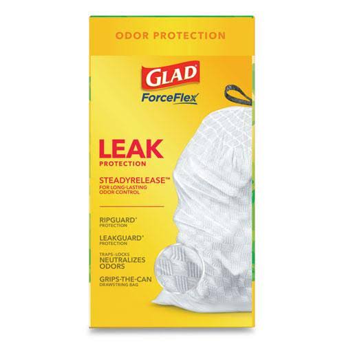 Tall Kitchen Drawstring Bags, 13 gal, 0.95 mil, White, 240/Case P971
