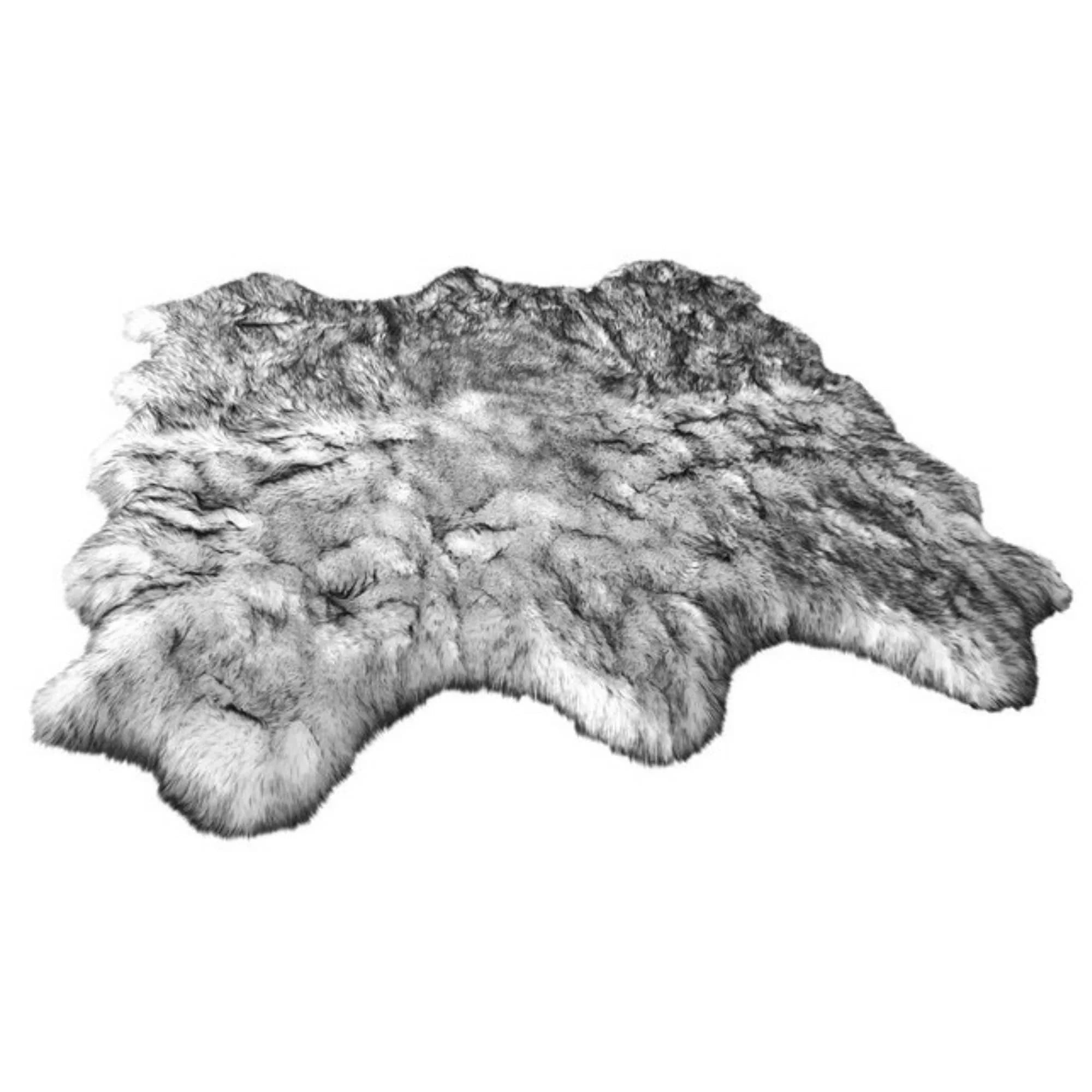 Faux Sheepskin 6-Pelt Plush Shag Area Rug O879729