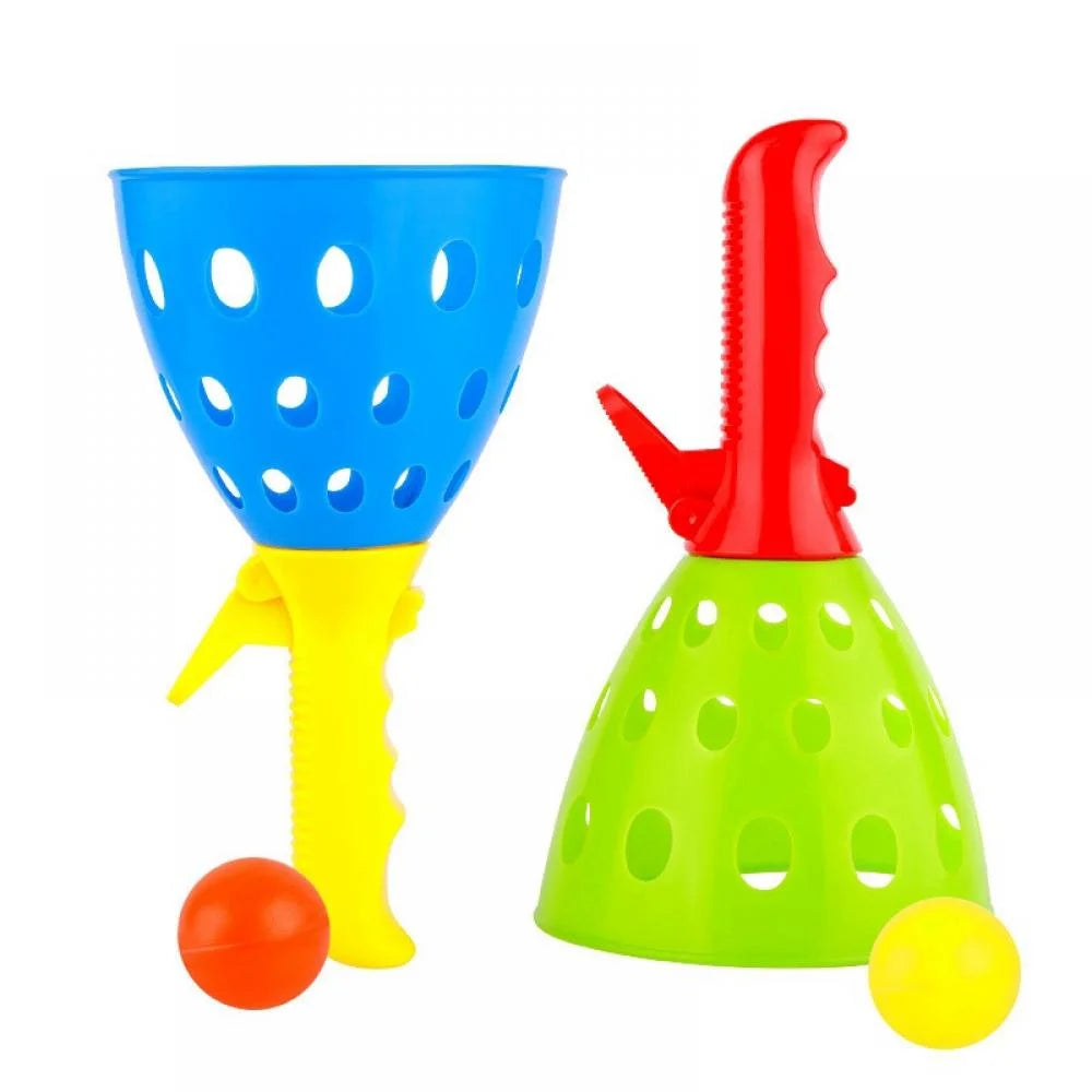 Baby Catch Ball Games with 2 Launcher Baskets and 4 Balls G33564