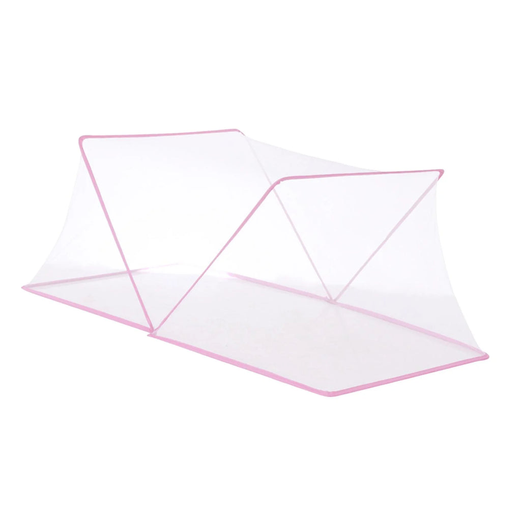 Pink Foldable Bed Canopy 190x100x80cm D7236