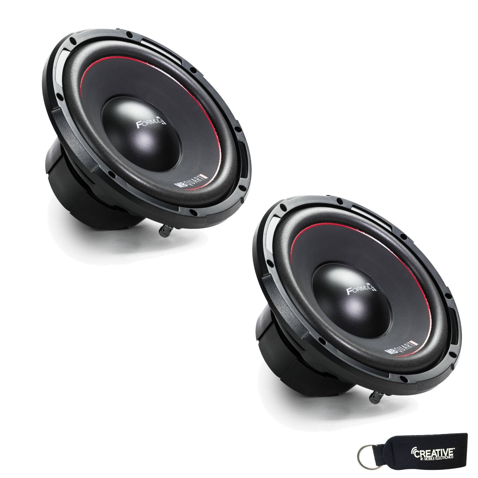 Two 10 inch Dual Voice Coil 400 Watt Car Audio Subwoofers Y185