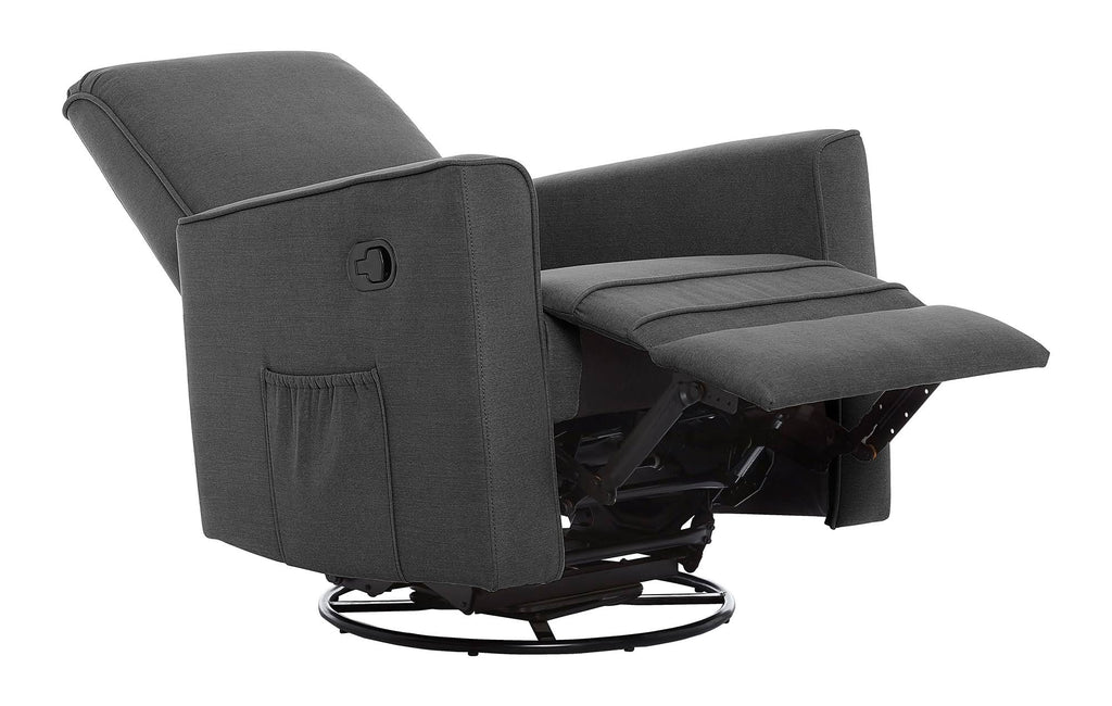 Rustic Grey Glider Recliner and Rocker R46367