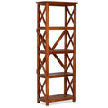 Solid Acacia Wood Bookshelf D360545