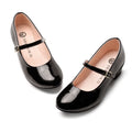 Black Mary Jane Dress Shoes Low Heels Z546166