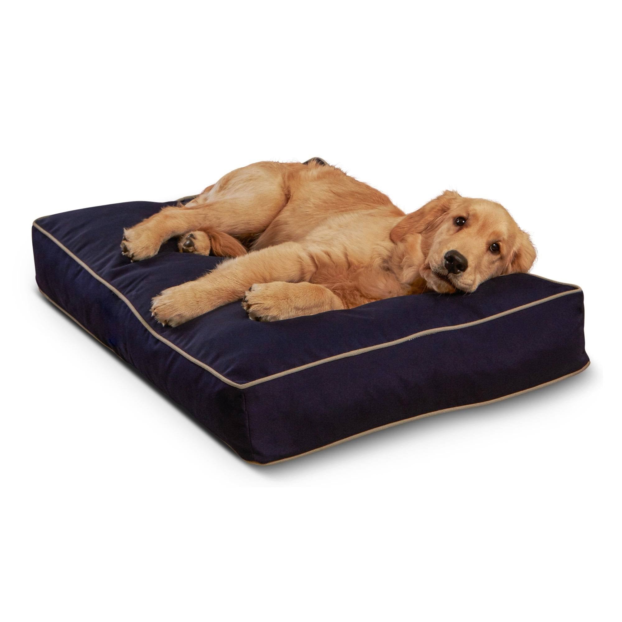Navy Rectangle Indoor/Outdoor Dog Bed Z53684