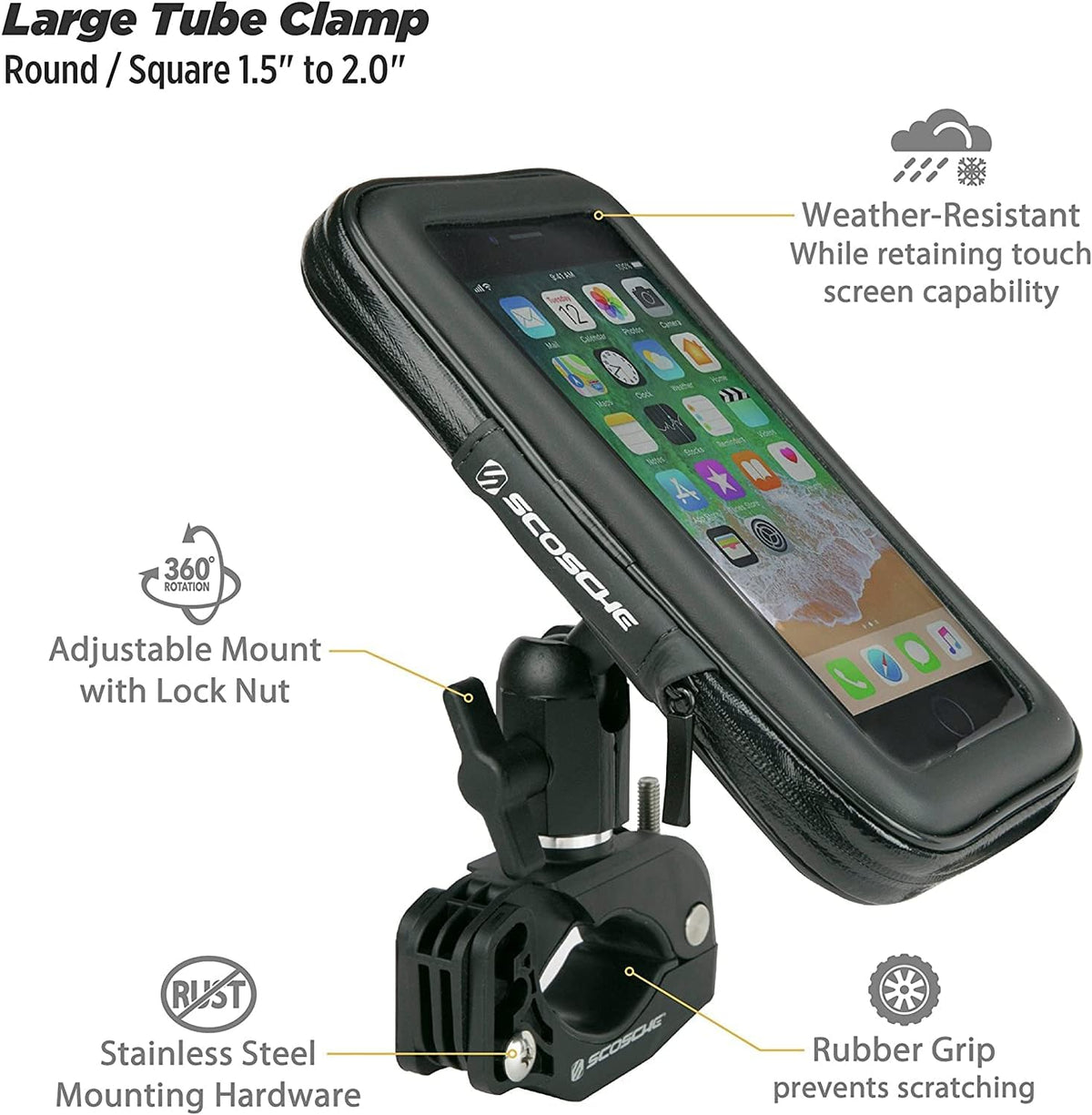 Bluetooth Overhead UTV Audio System with Four Speakers and Built-In Amplifier L546812