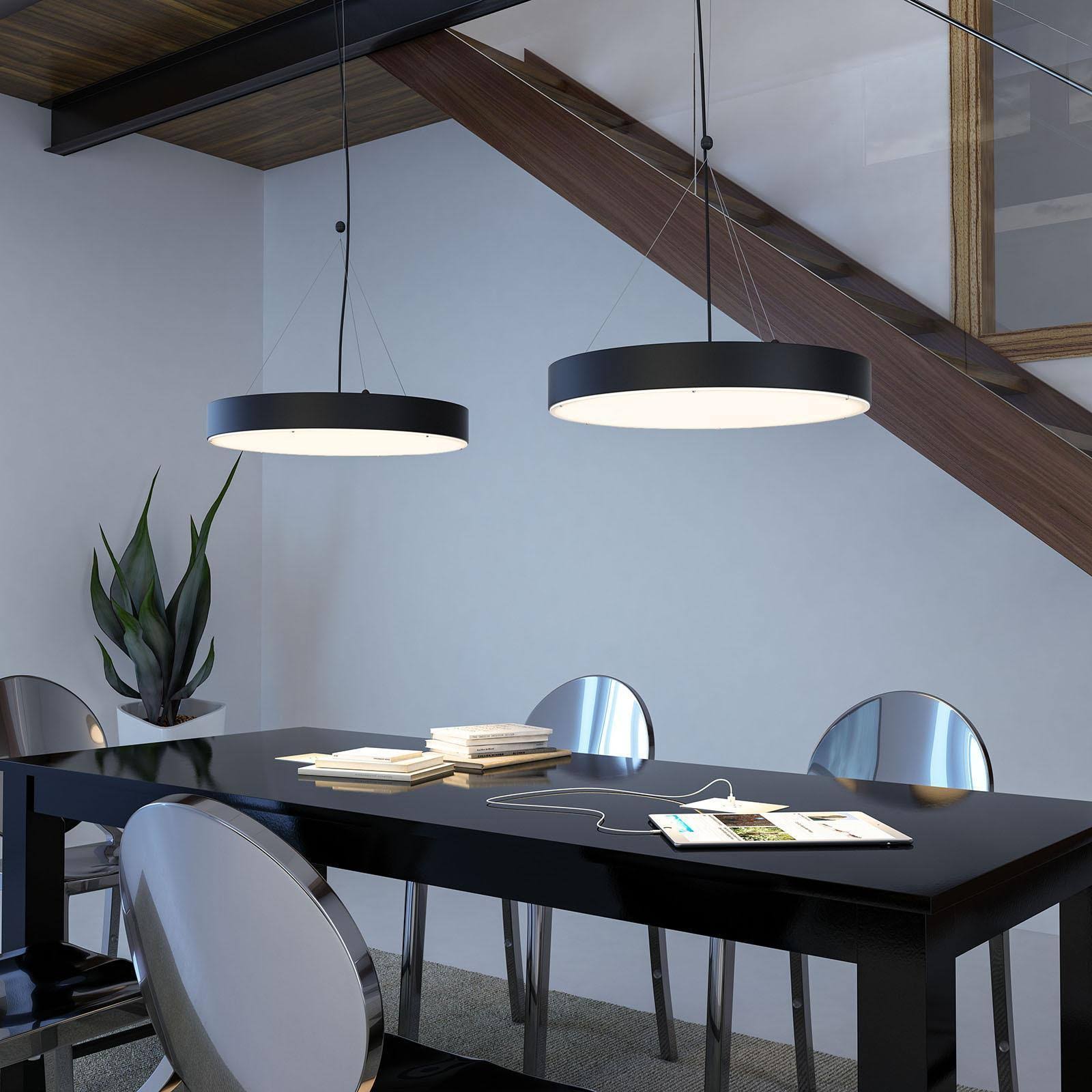 Matte Black Ceiling Lamp G6849