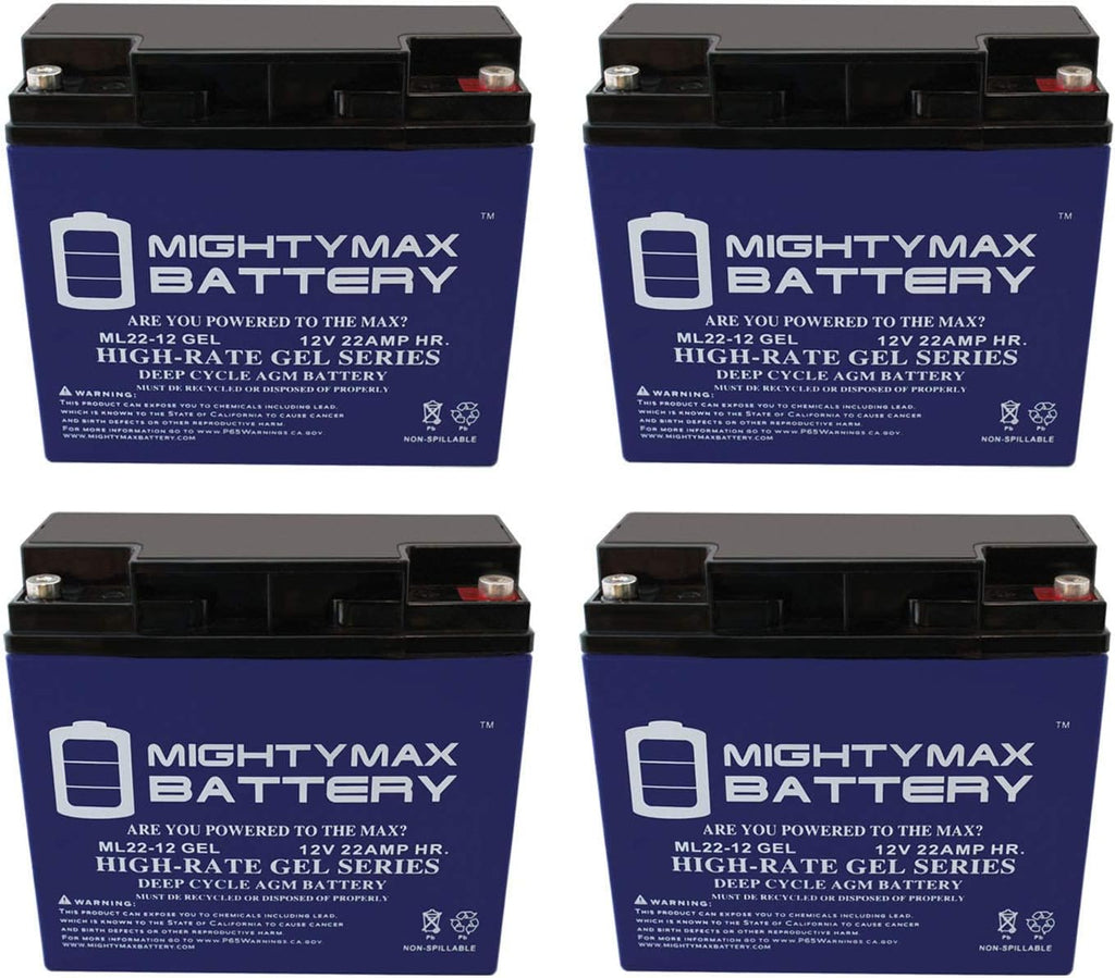 22 AH Gel Battery Pack of 2 Z690
