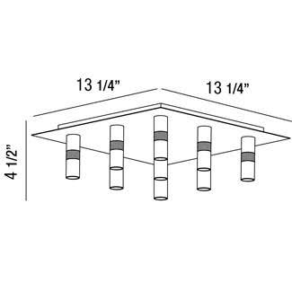 Sphere LED Flush Mount H23000