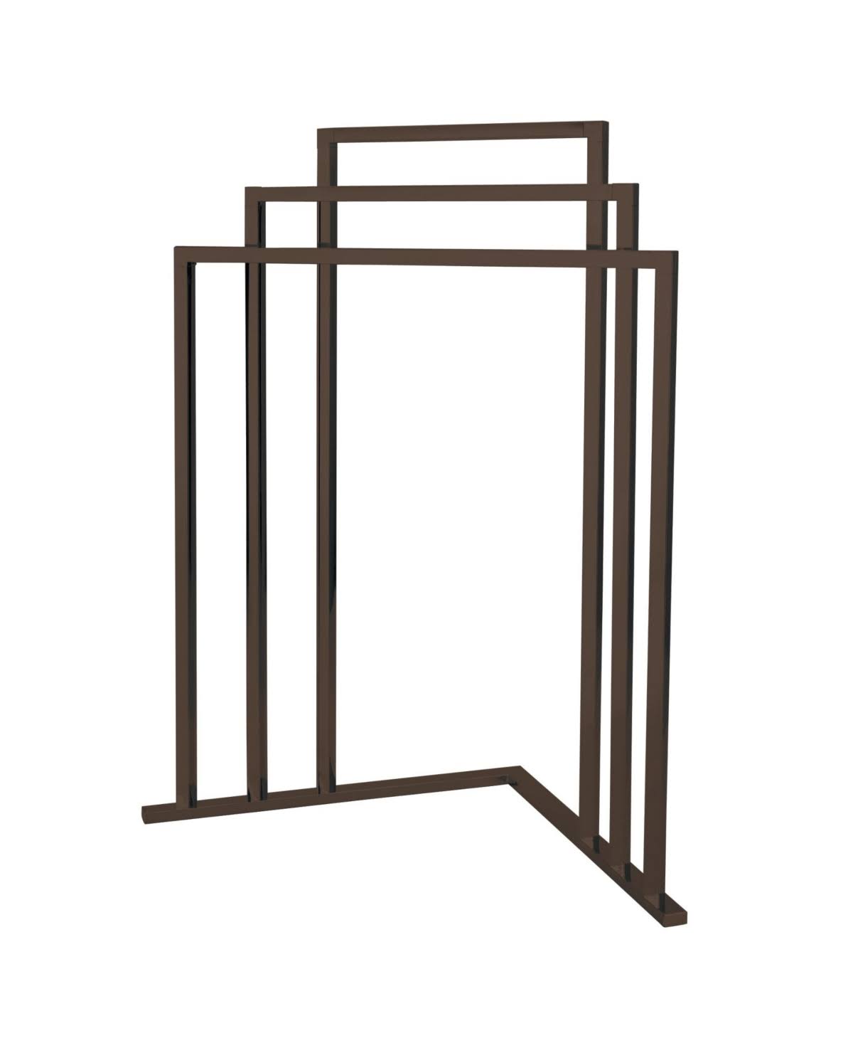 Polished Chrome 3-Tier Steel Corner Towel Rack G593092