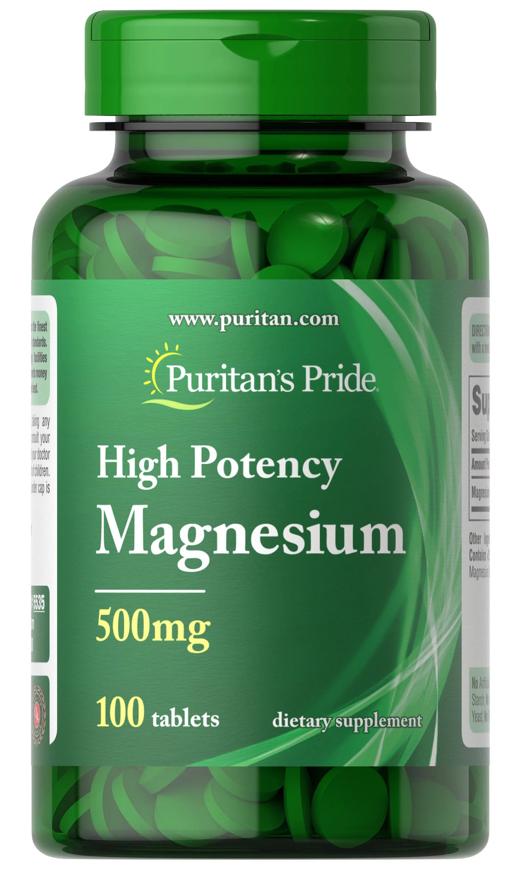 Magnesium Tablets 500mg 100 Ct I2721