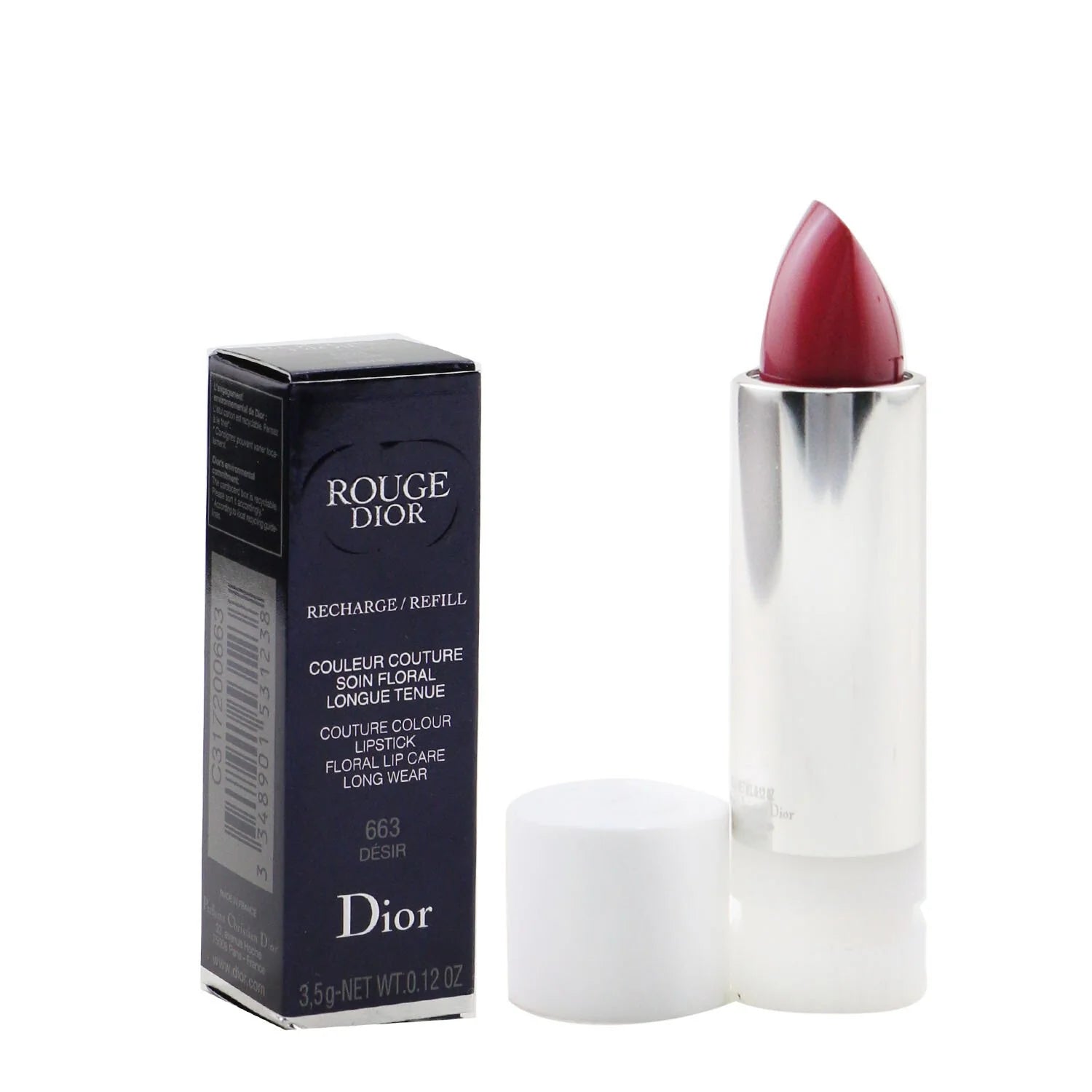 Refillable Lipstick Refill - # 663 Desir (Satin) 3.5g/0.12oz X24718