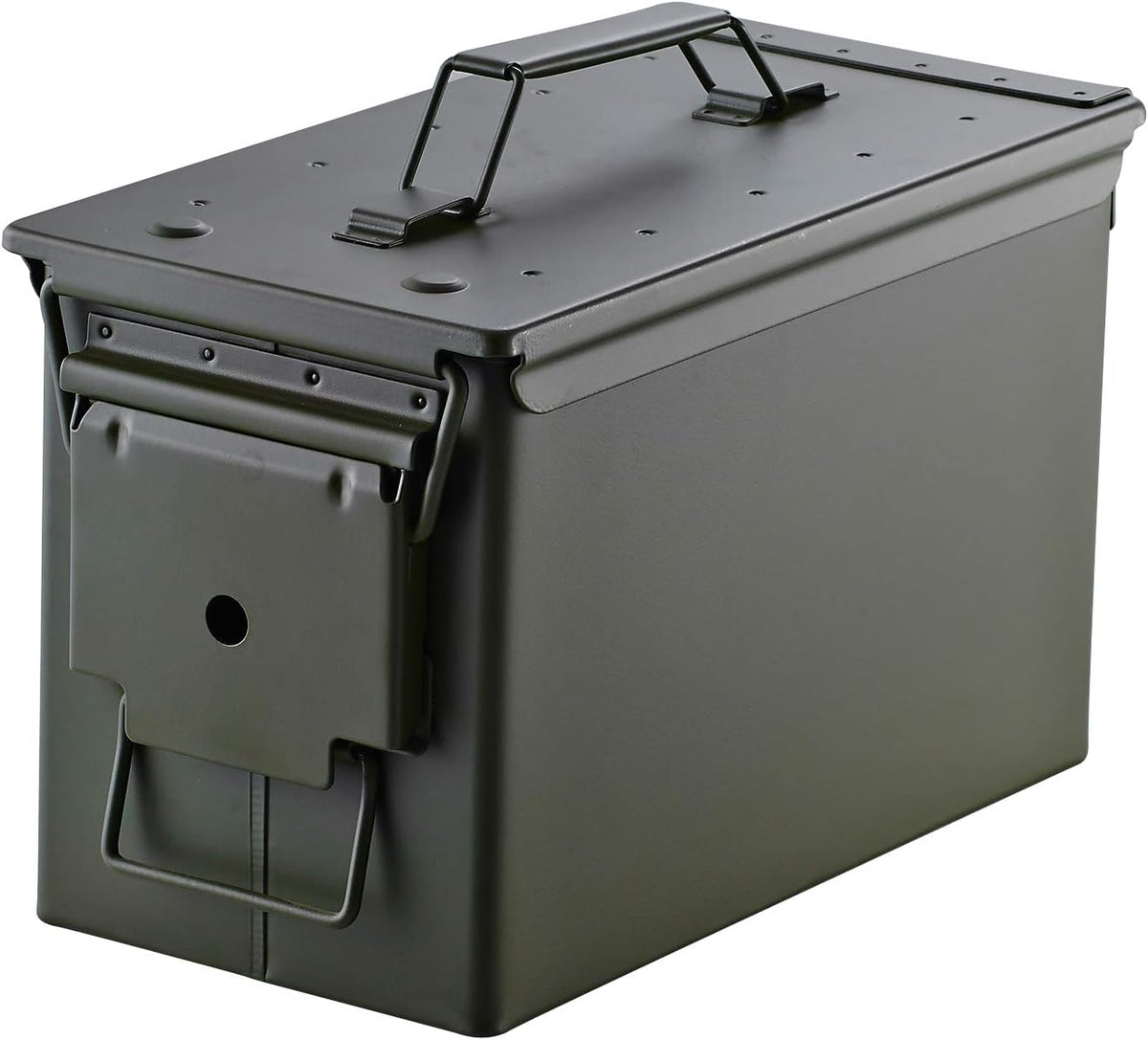 Metal Ammo Case Can – Solid Steel Box F114896