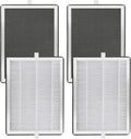 H13 True HEPA Replacement Filter 3-in-1 Pre-Filter, Activated Carbon 4 Pack H120653
